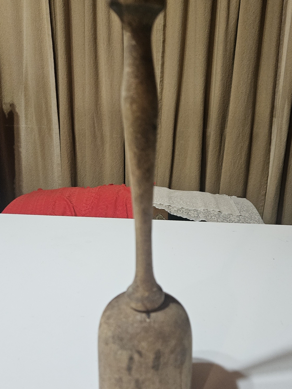 Antique Wooden Potato Smasher